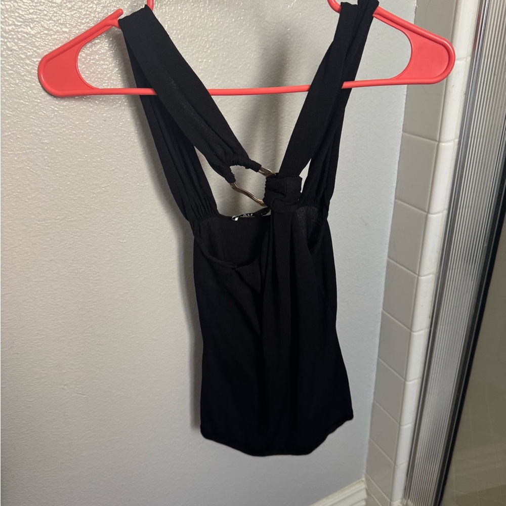 Black Sleeveless Top